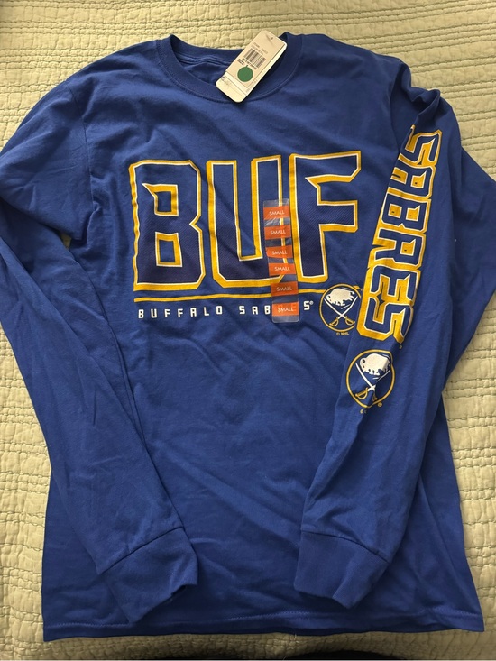 Tops - Buffalo Sabres Blue Long Sleeve Tee NWT